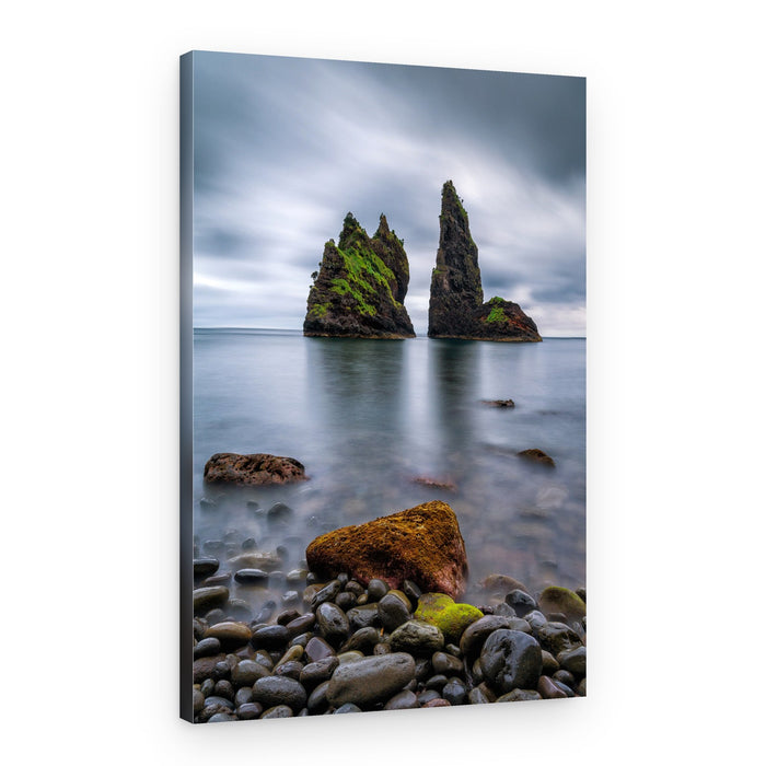 Moody Sea Stacks Coast – Canvas Print