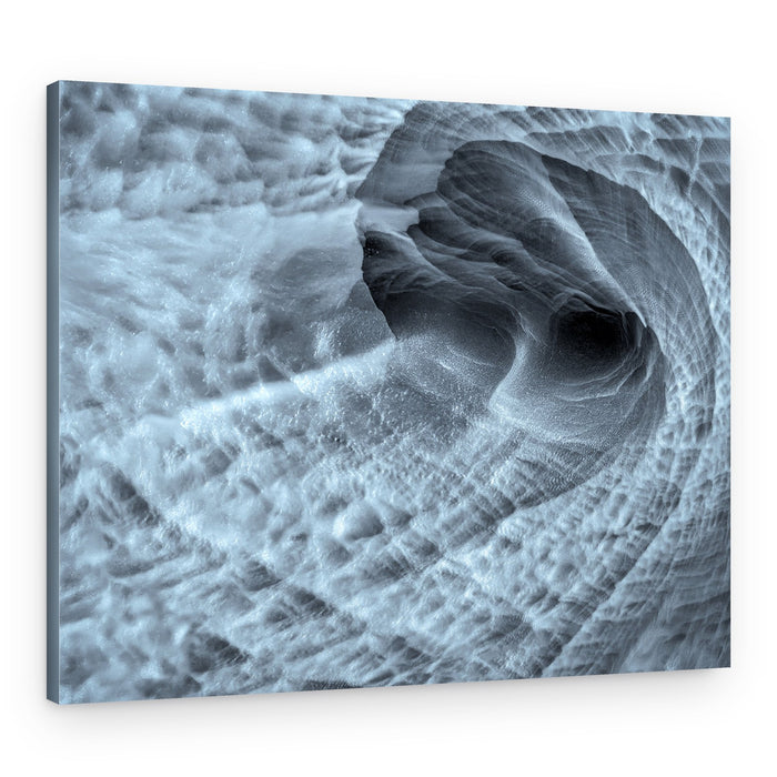 Frozen Dune Ripples – Canvas Print