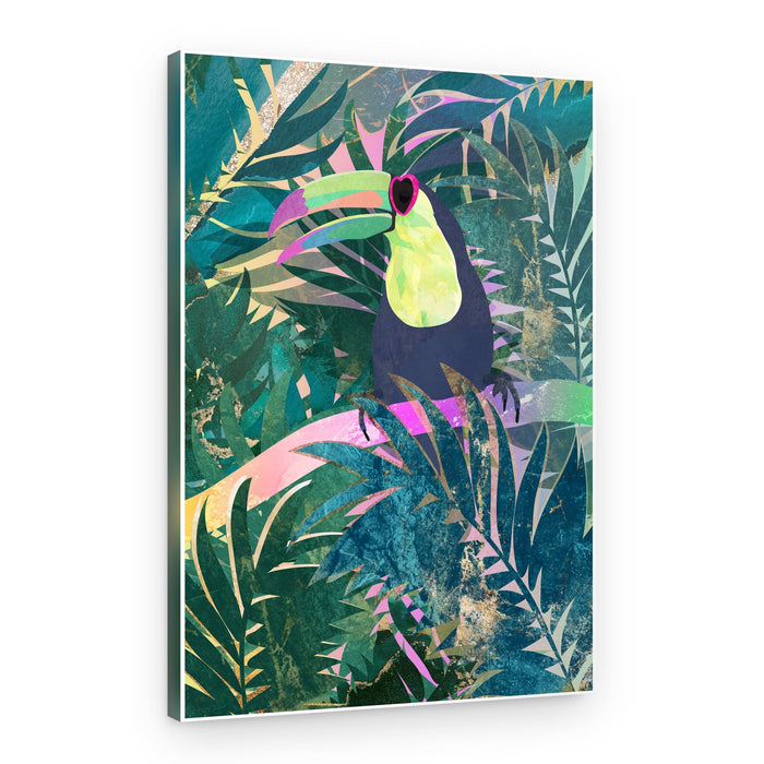 Vibrant Jungle Toucan – Canvas Print