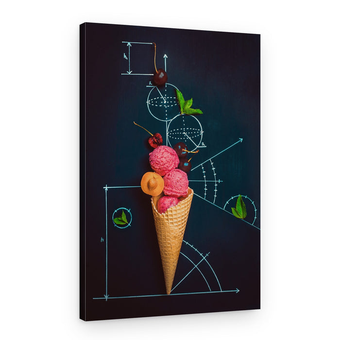 Sweet Science Ice Cream – Canvas Print