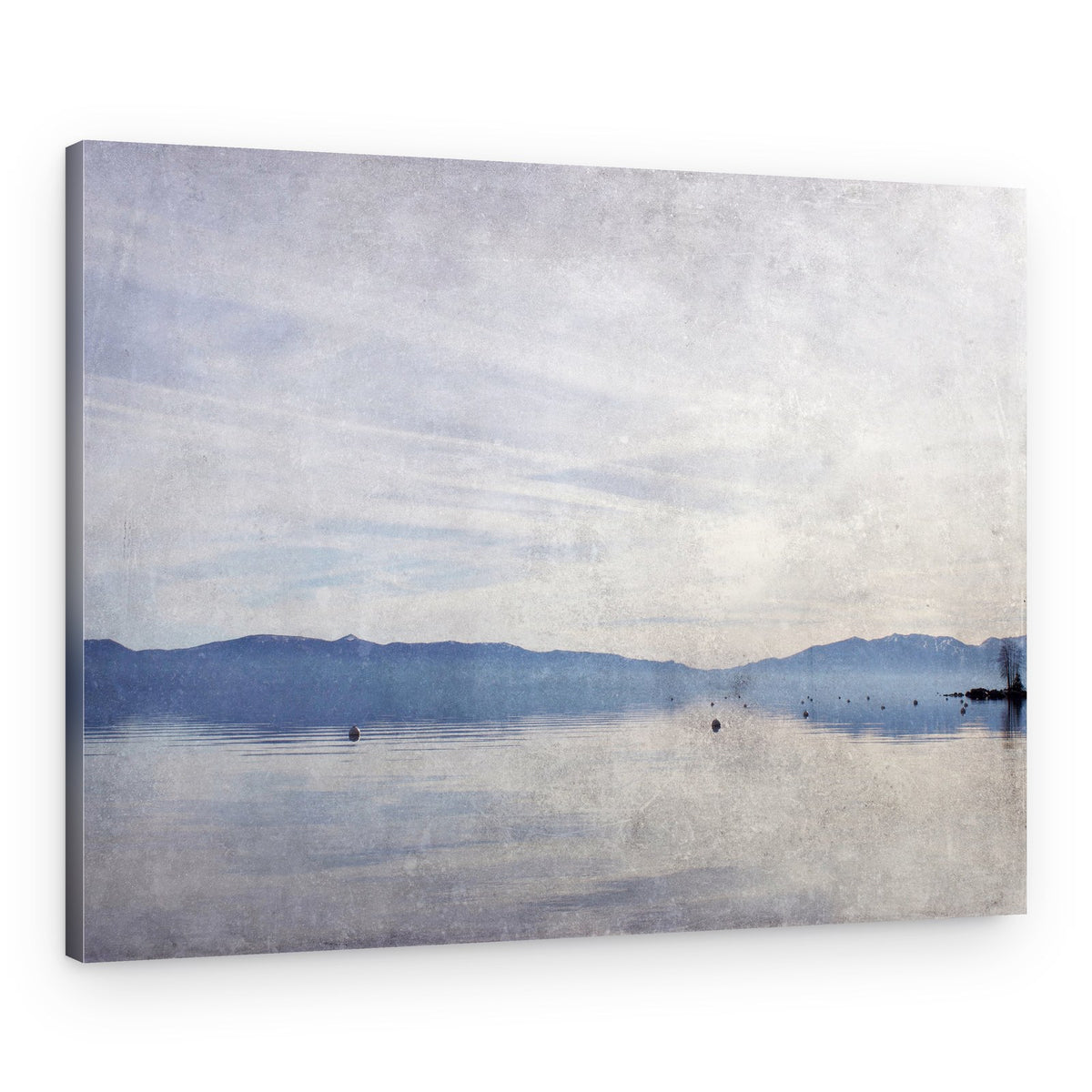 Calm Winter Lake – Canvas Print