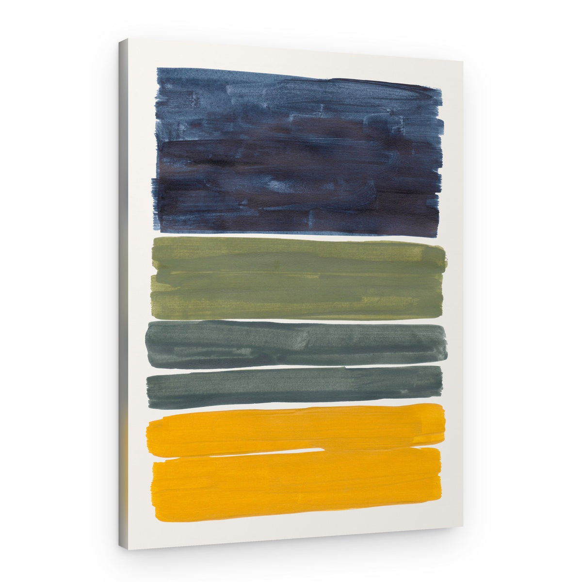 Stacked Color Blocks – Canvas Print