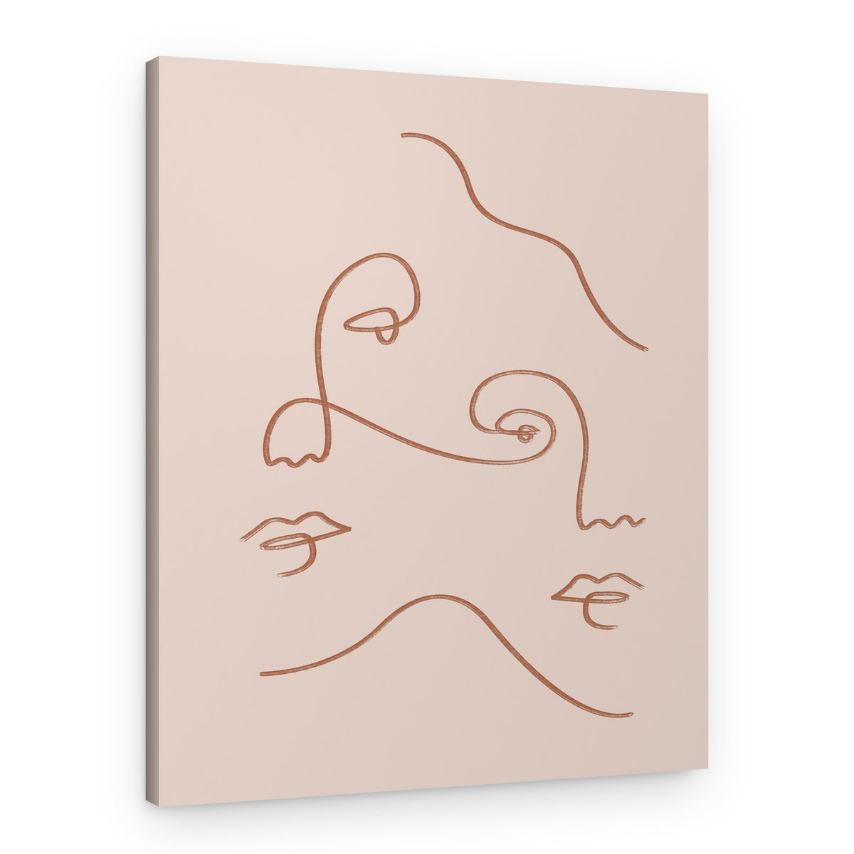 Modern Abstract Faces – Canvas Print