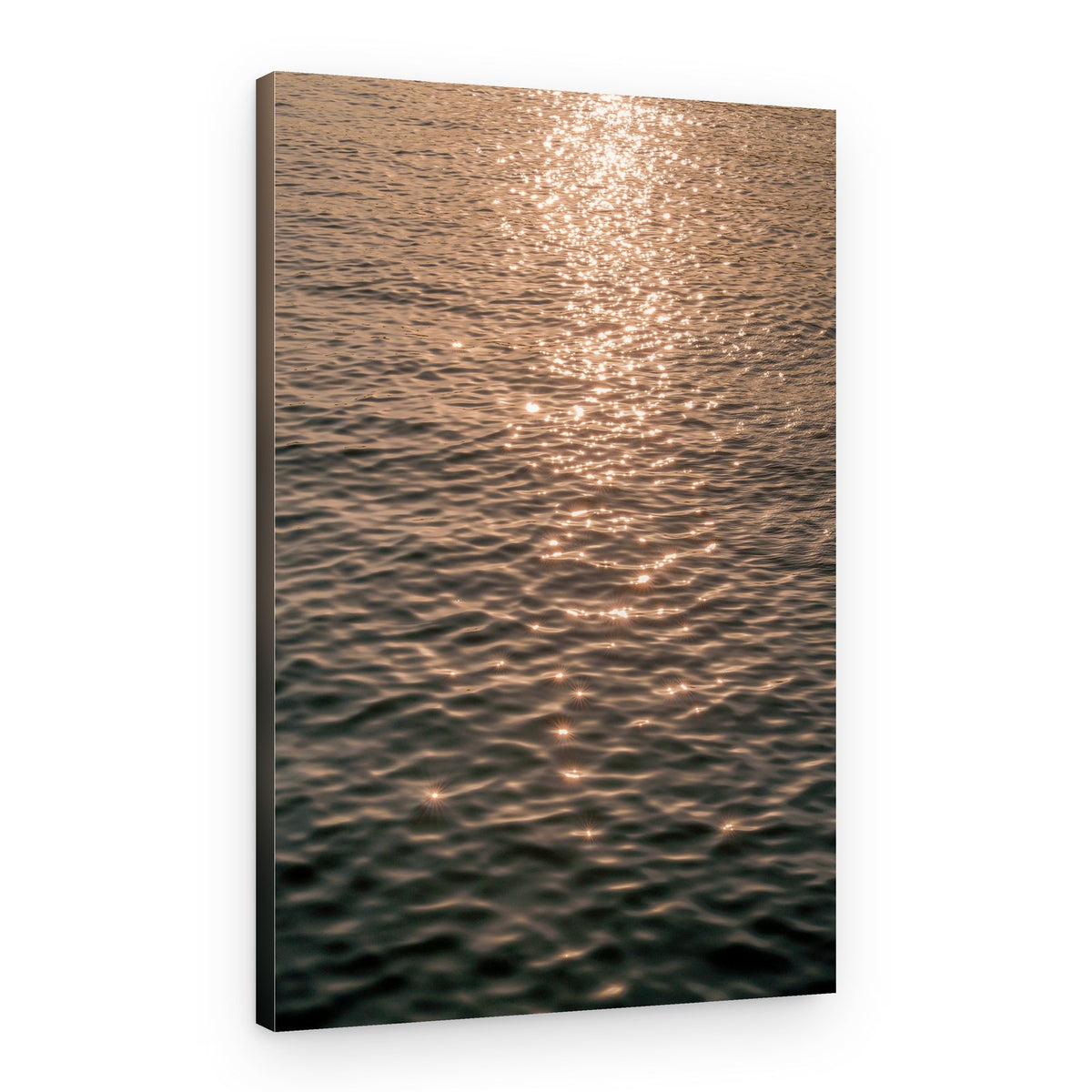 Golden Water Shimmer – Canvas Print