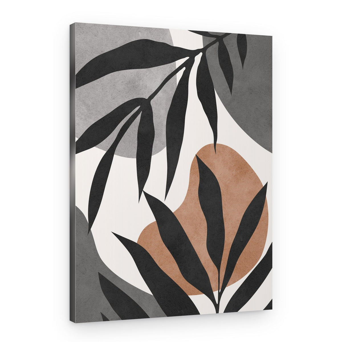 Earthy Botanical Shapes – Canvas Print