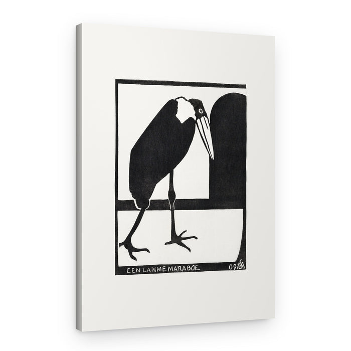 A Lame Marabou – Canvas Print