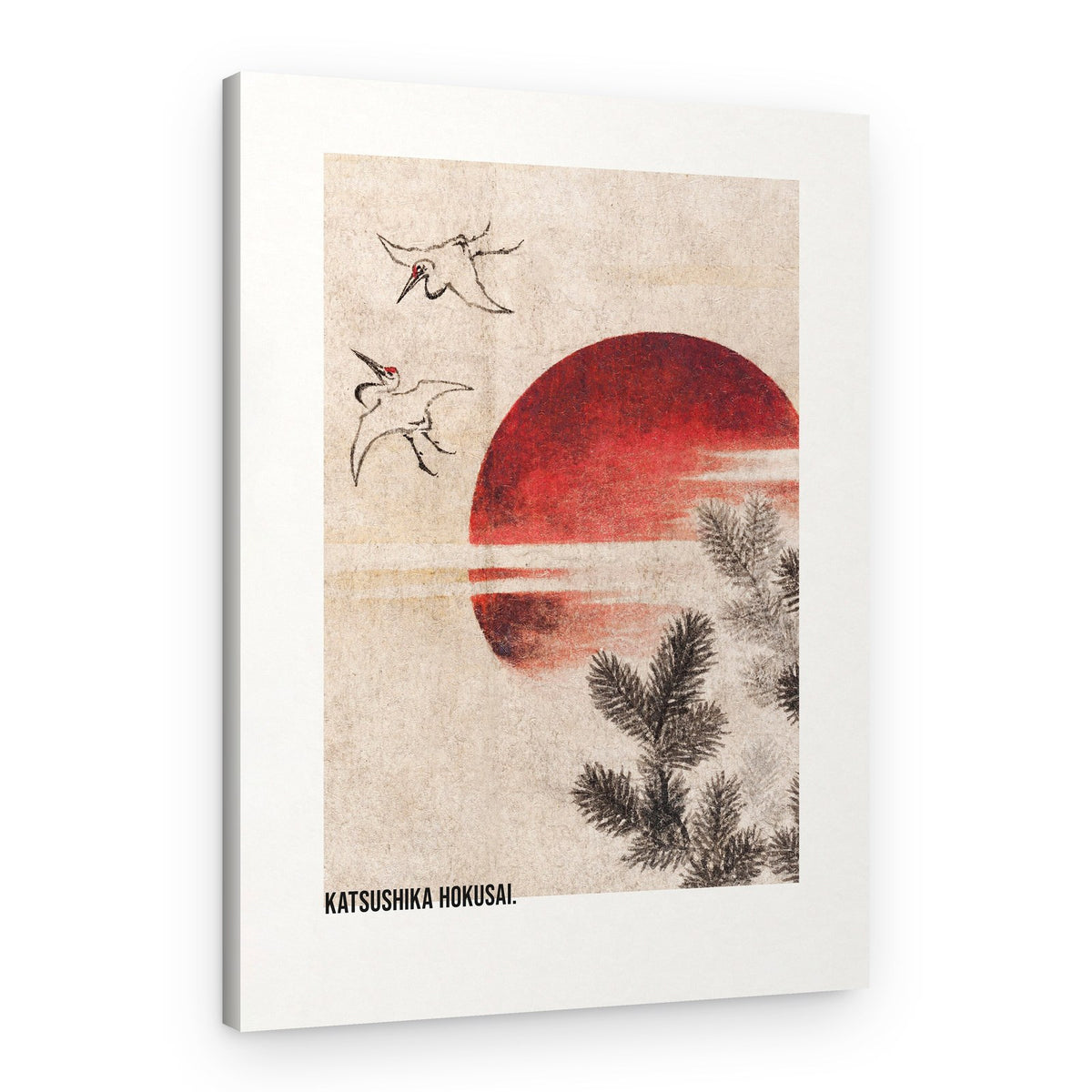 Birds and Sunset, From Album of Sketches (1814) – Canvas Print
