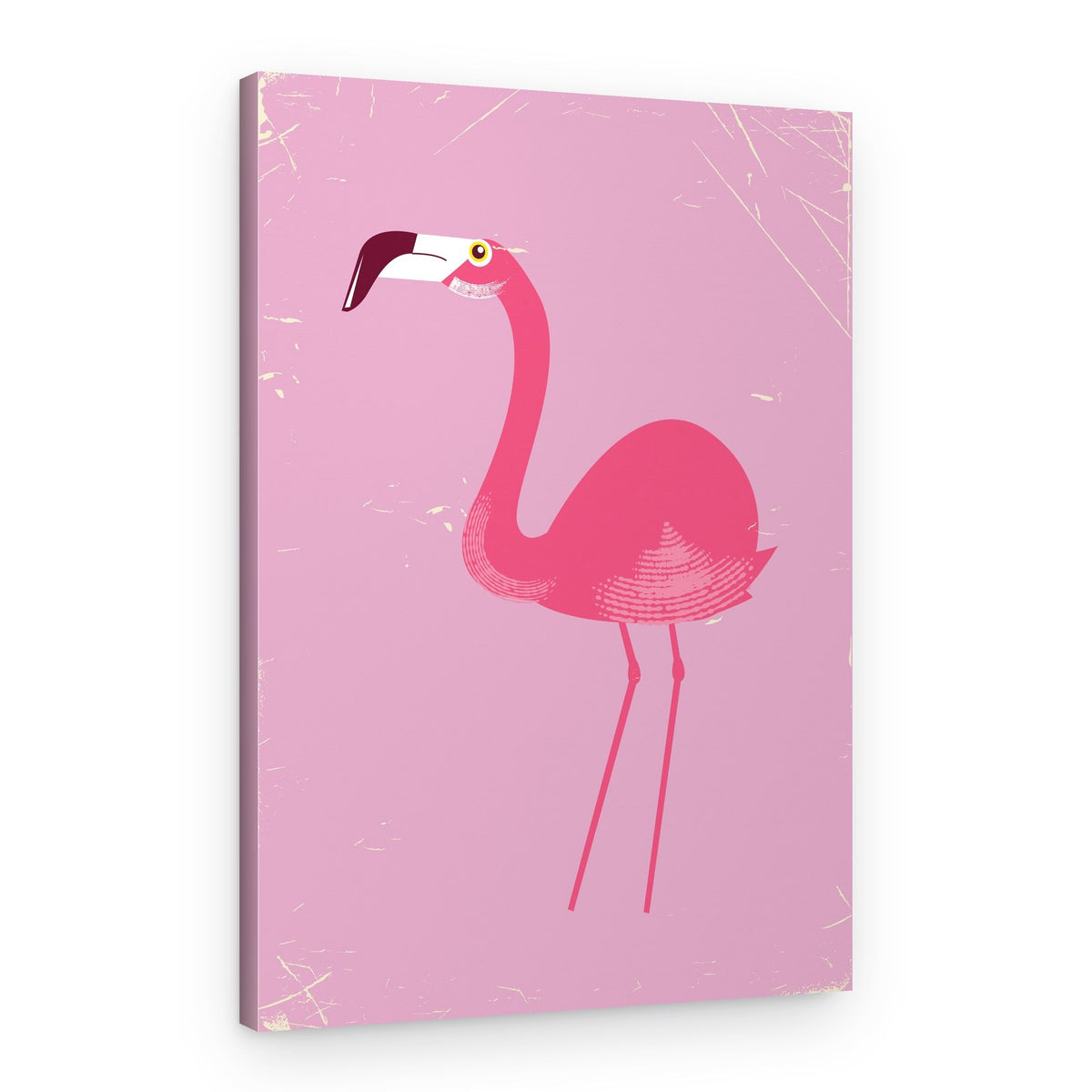 Pink Flamingo Style – Canvas Print
