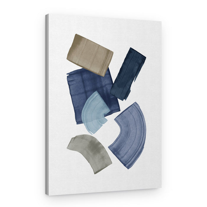 Soothing Abstract Shapes – Canvas Print