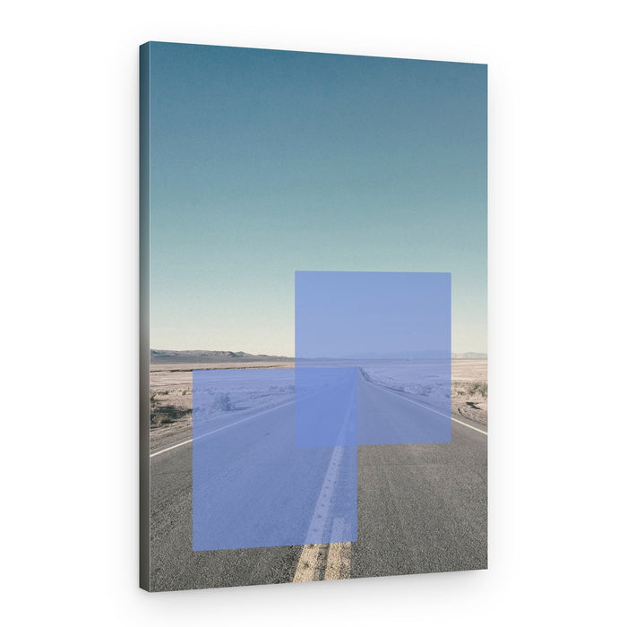 Desert Horizon Blocks – Canvas Print