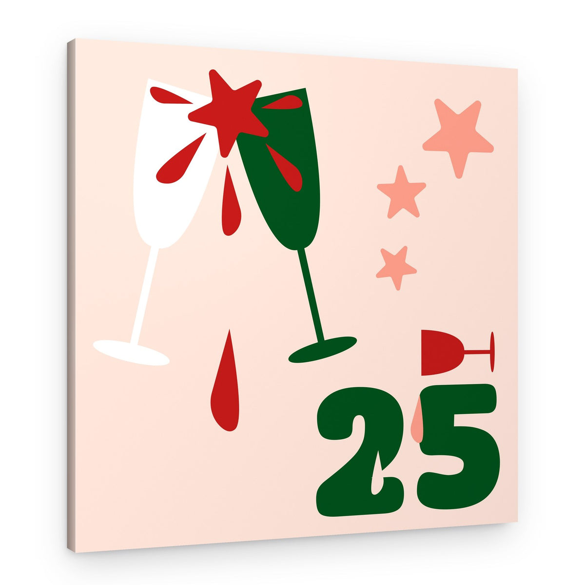 Festive Cheers 25 – Canvas Print