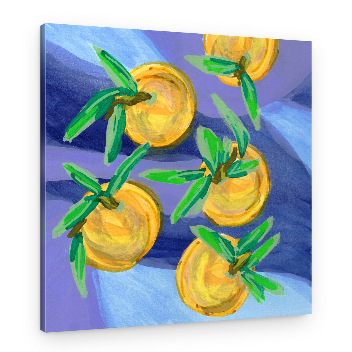 Fresh Citrus Oranges – Canvas Print