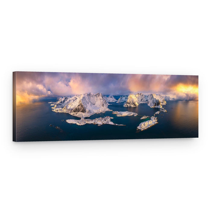 Golden Arctic Winter – Canvas Print