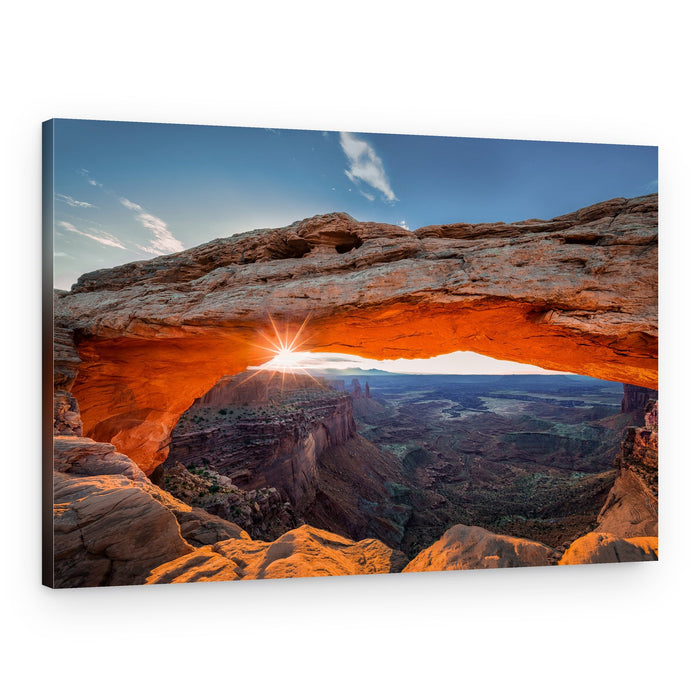 Mesa Arch Sunrise Glow – Canvas Print