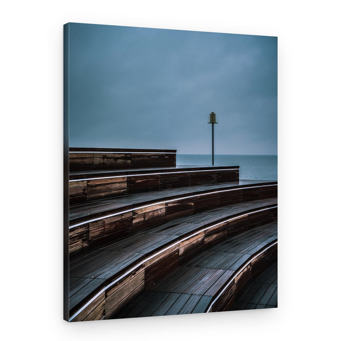 Moody Coastal Steps – Canvas Print