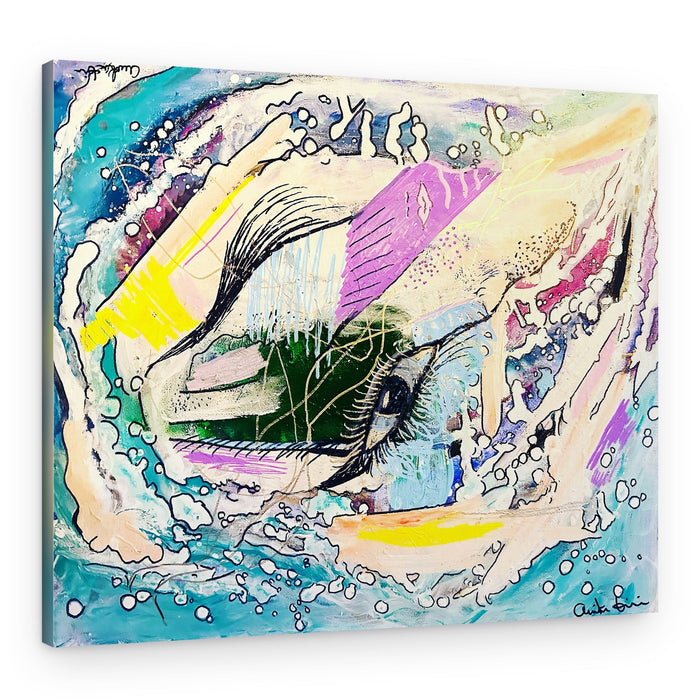 Colorful Eye Splash – Canvas Print