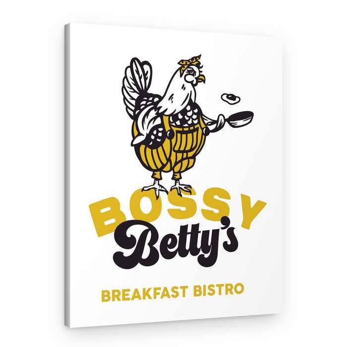 Bossy Betty's Breakfast Bistro – Canvas Print