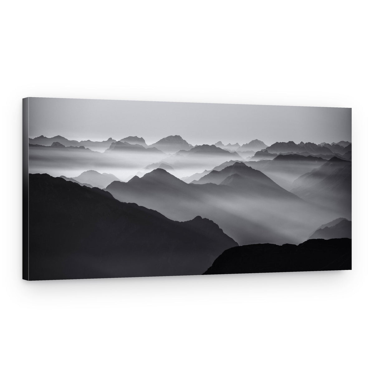 Misty Mountain Light – Canvas Print