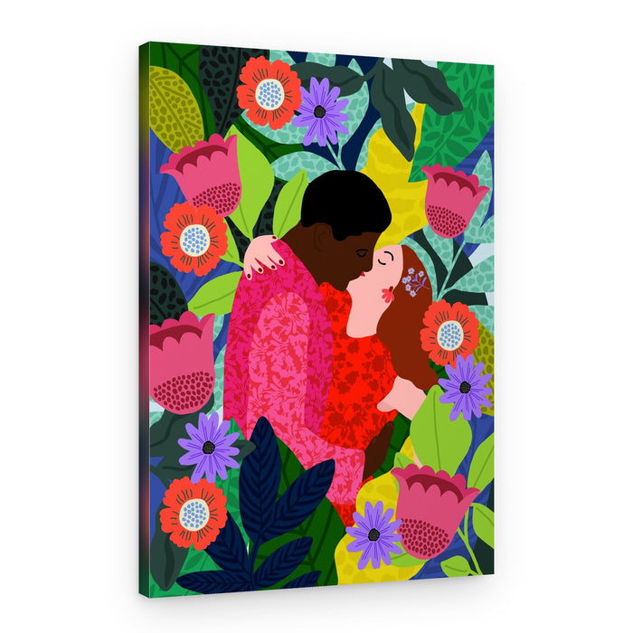 Floral Kiss – Canvas Print