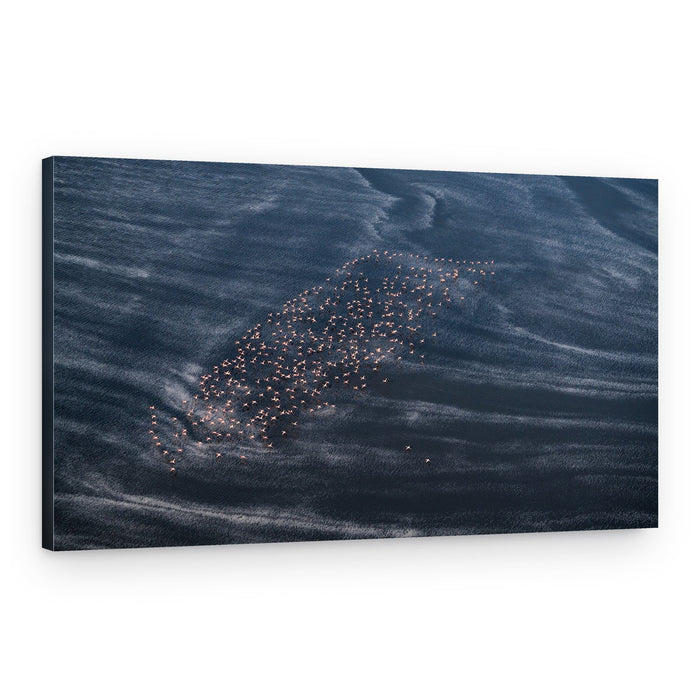 Flying Pink Flamingos – Canvas Print