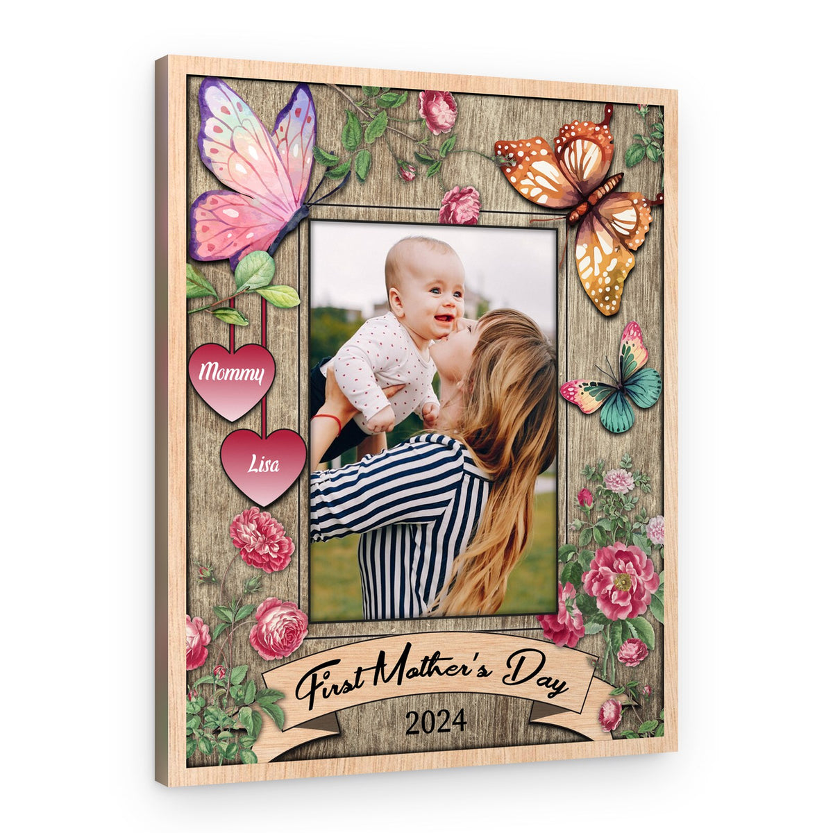 First Mother‘s Day Custom Canvas Print – Canvas Print