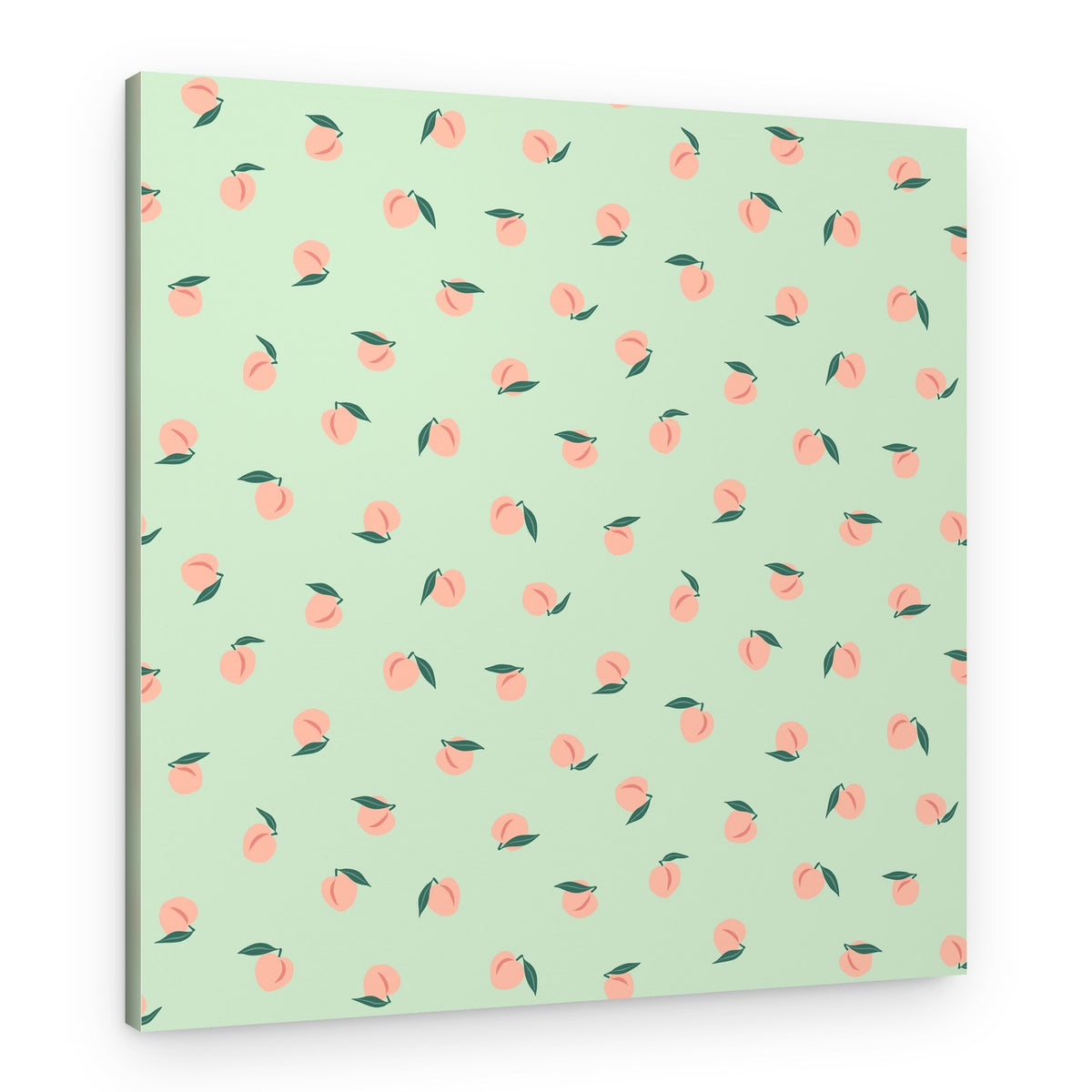 Sweet Peach Pattern – Canvas Print