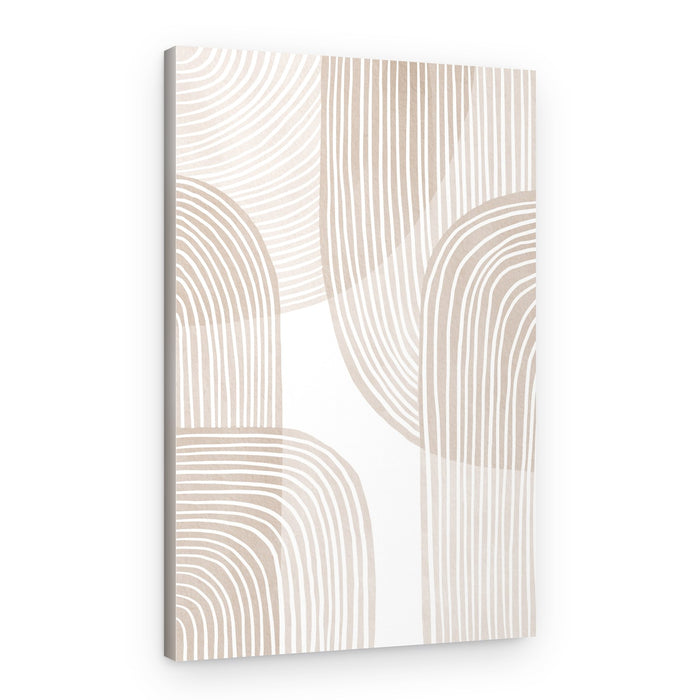 Soft Abstract Arches – Canvas Print