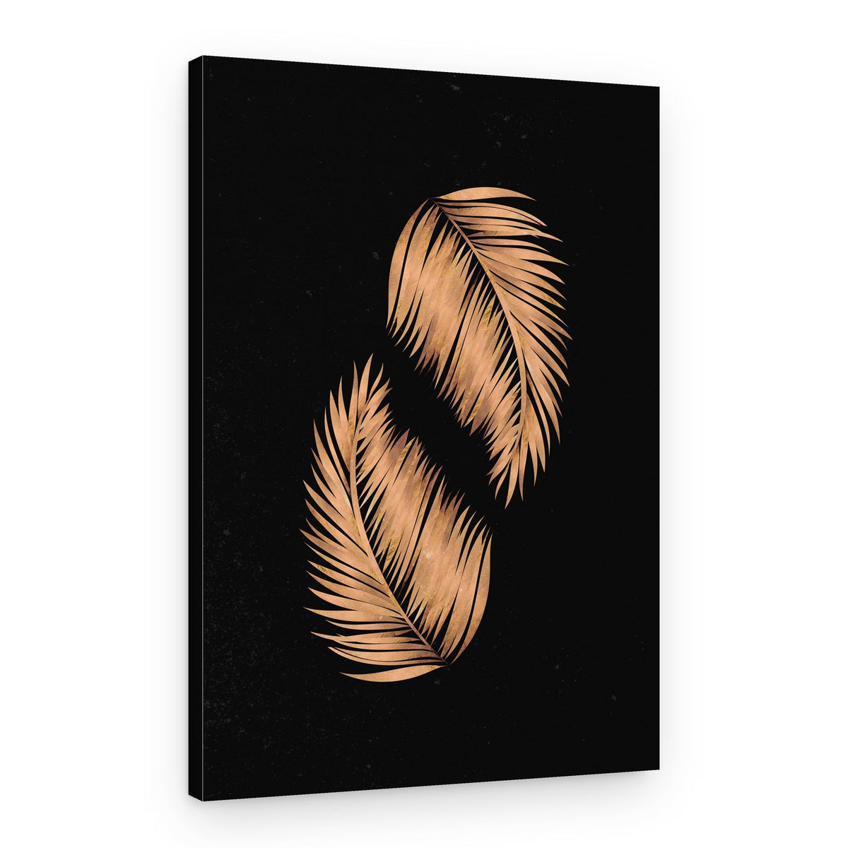 Shimmering Gold Palms – Canvas Print
