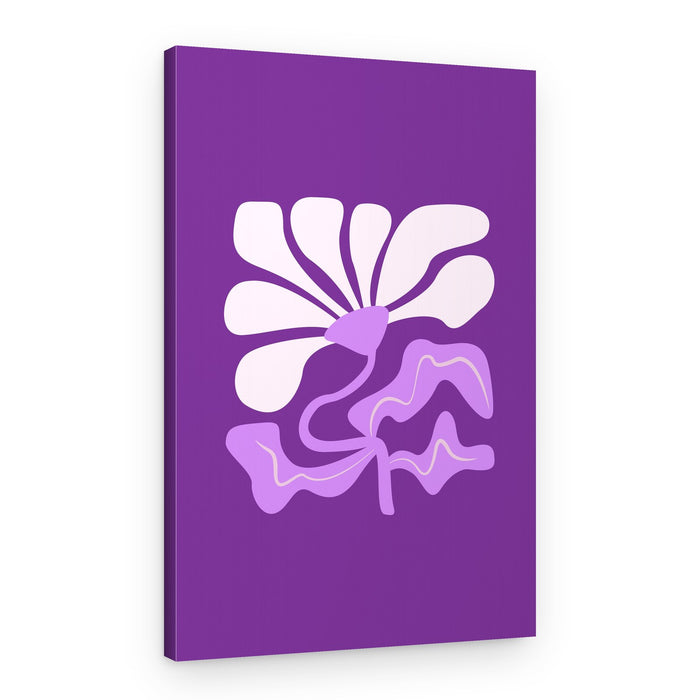 Abstract Lavender Bloom – Canvas Print