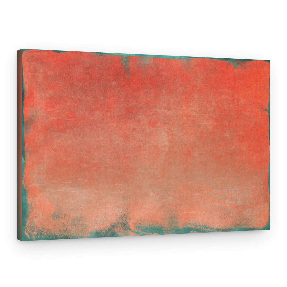Teal Coral Ombre – Canvas Print