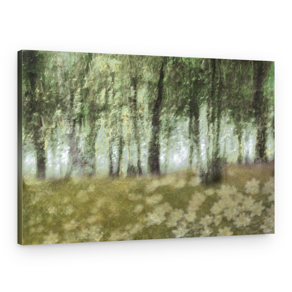 Dreamy Forest Flowers – Canvas Print