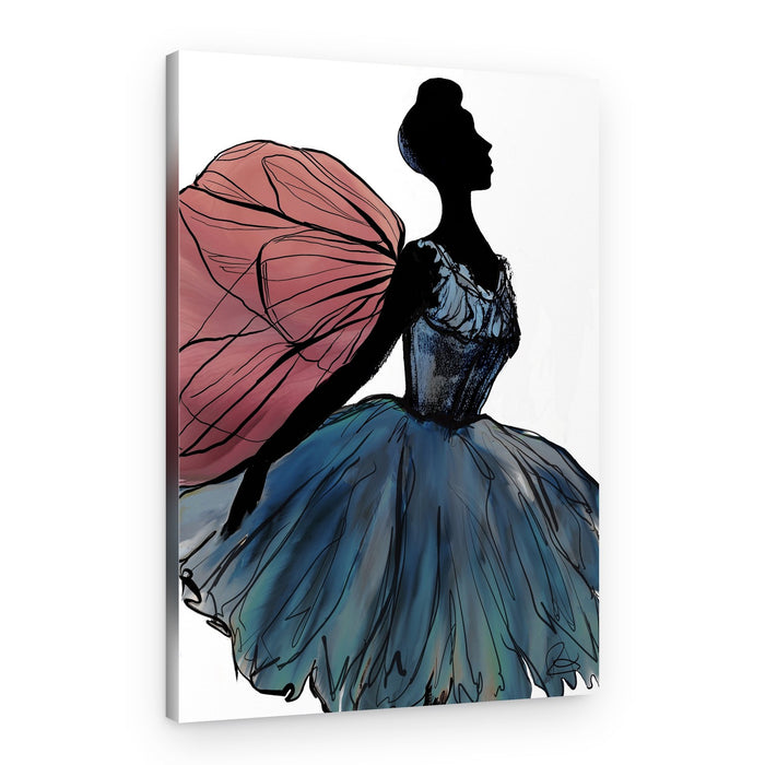 Graceful Ballet Silhouette – Canvas Print