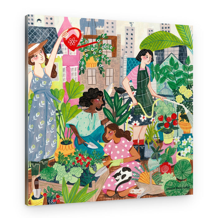 Urban Gardening in the City – Canvas Print