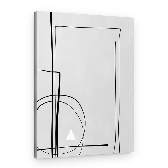 Abstract Lines Geometry – Canvas Print