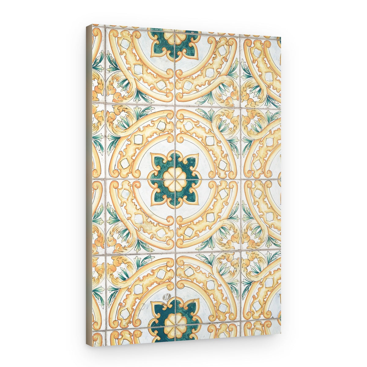 Ornate Mediterranean Tiles – Canvas Print