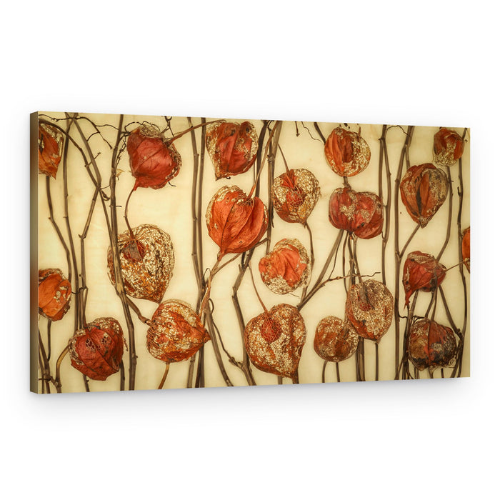 Dried Lanterns and Branches – Canvas Print