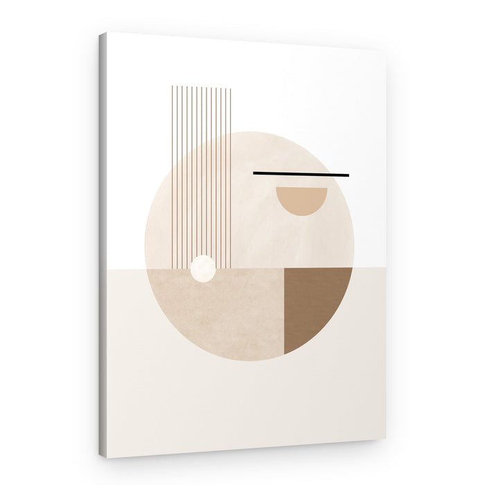 Earthy Tone Geometry – Canvas Print