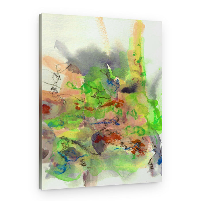 Vibrant Organic Abstract – Canvas Print