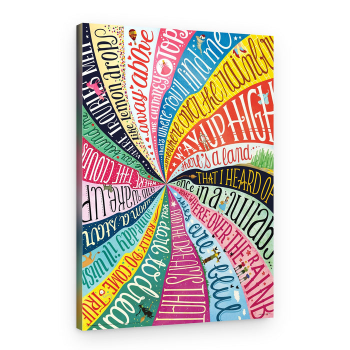 Whimsical Rainbow Dreams – Canvas Print