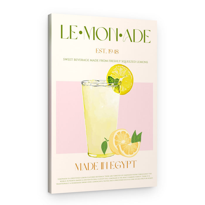 Egyptian Lemonade Refreshment – Canvas Print