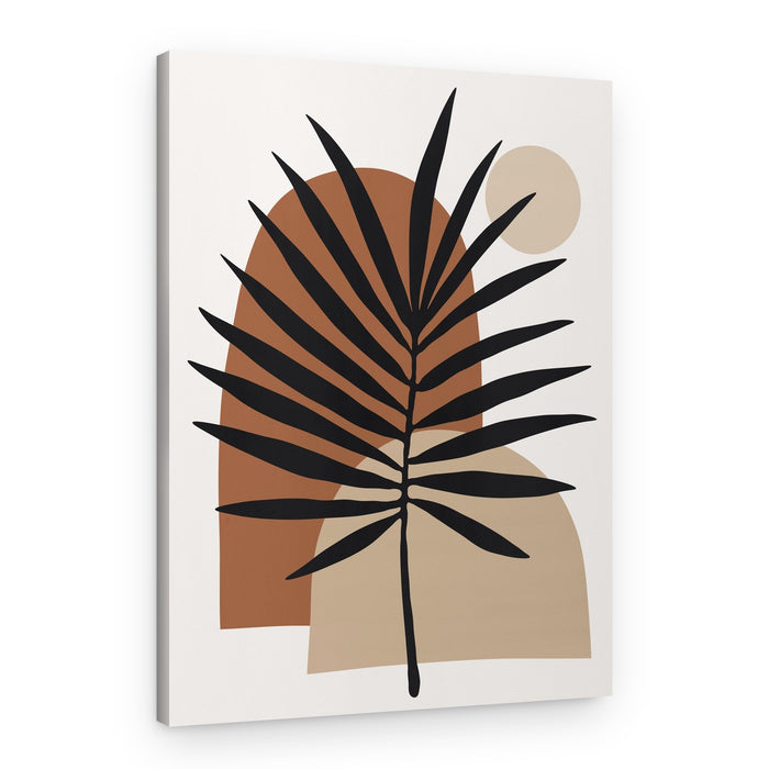 Neutral Palm Forms – Canvas Print