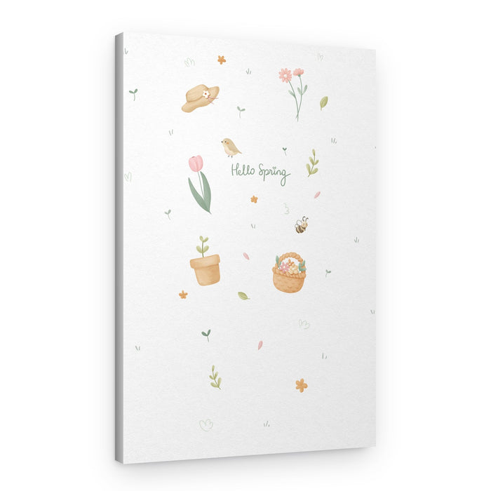 Hello Spring Garden – Canvas Print