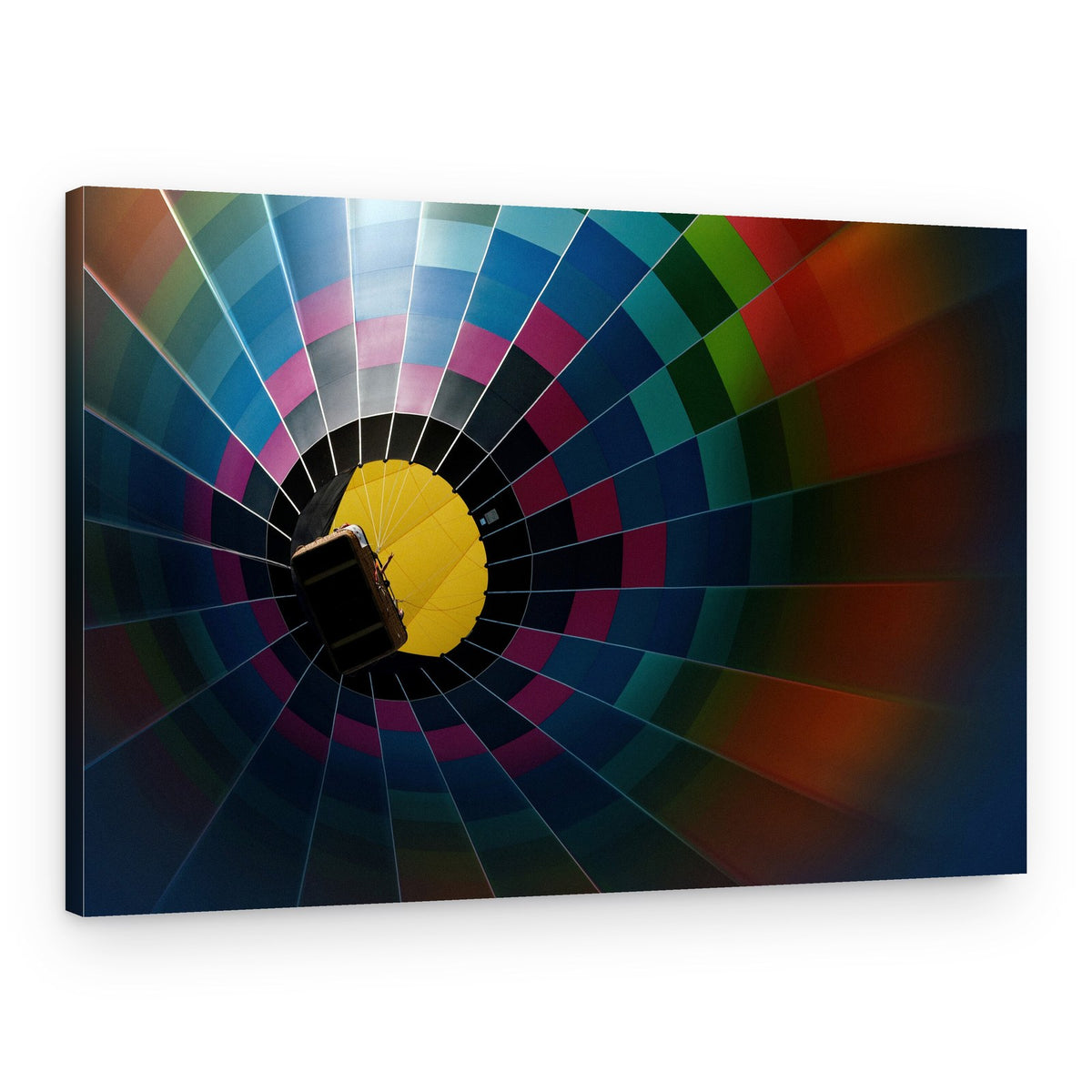 Inside Colorful Hot Air Balloon – Canvas Print