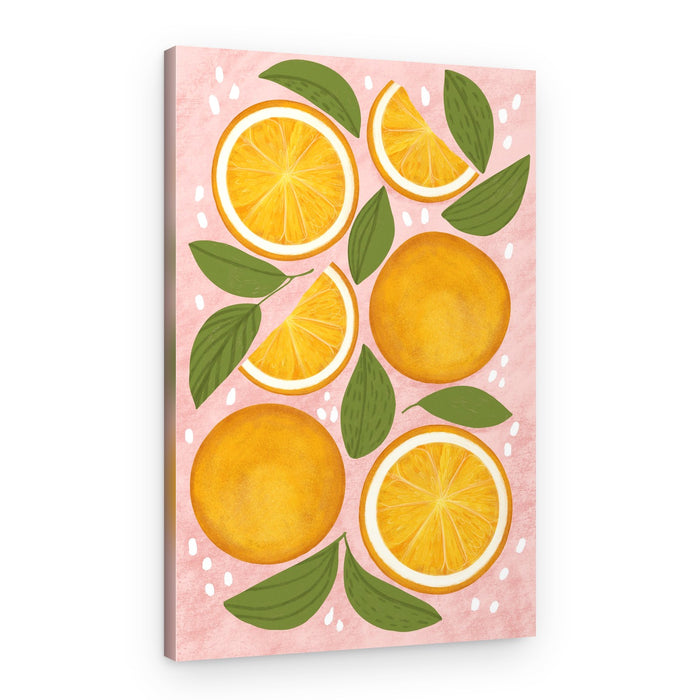 Vibrant Citrus Harvest – Canvas Print