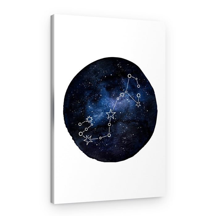 Scorpio Constellation Night Sky – Canvas Print