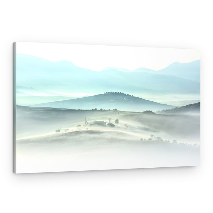 Misty Rolling Hills – Canvas Print