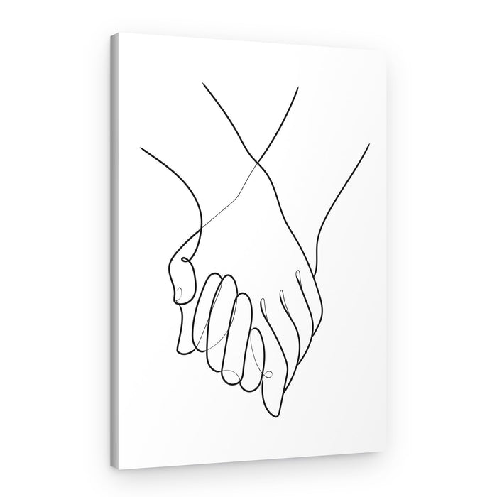 Gentle Hand Connection – Canvas Print