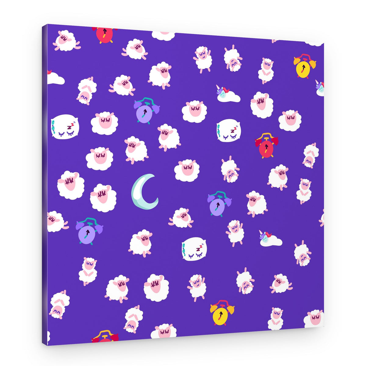 Counting Sheep Night – Canvas Print