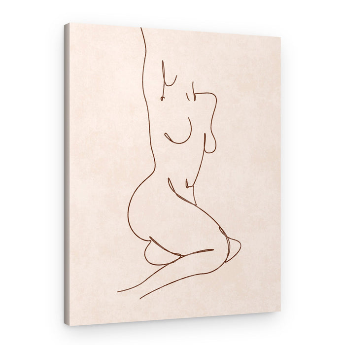 Graceful Contours – Canvas Print