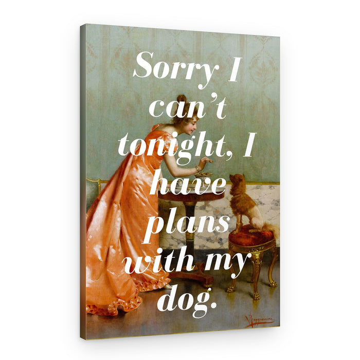 Priorities Tonight – Canvas Print